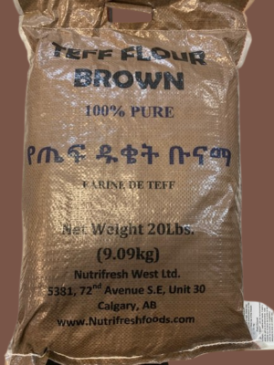 TEFF BROWN FLOUR (20 lb)